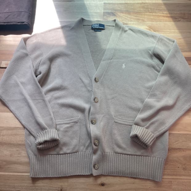 90s 폴로 남성 가디건 L-XL