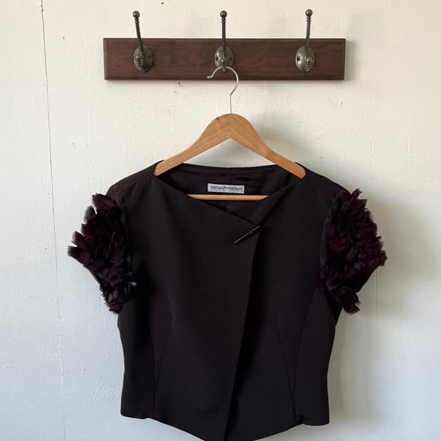 00‘s ARMANI 숄더 레이스 자켓