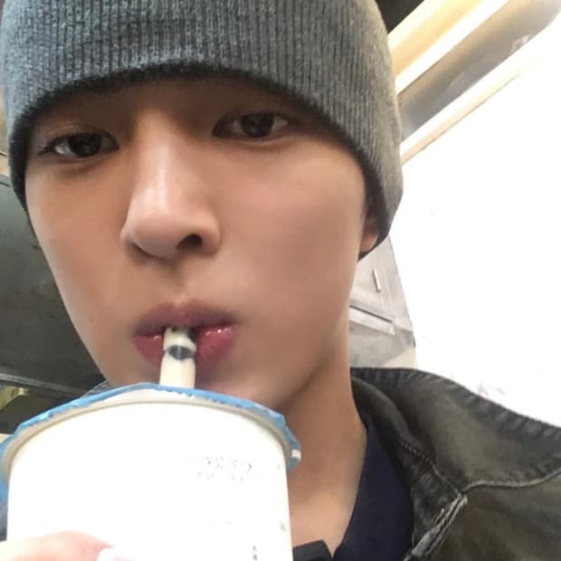 코르티스 건호맛 그레이 비니 판매