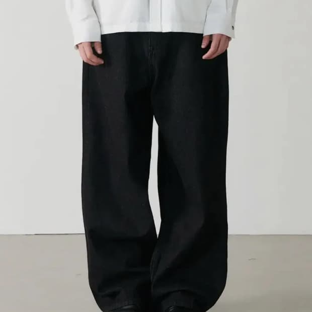 노운 와이드 데님팬츠