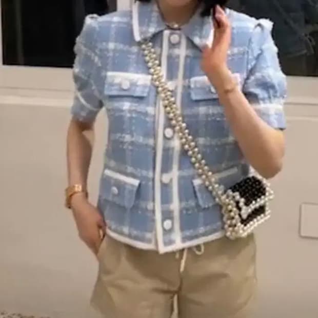 헬더 트위드 자켓