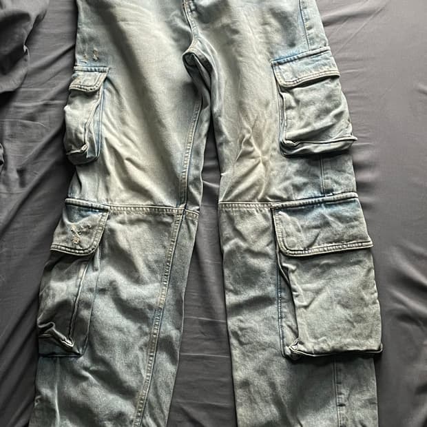 자라 데님 카고