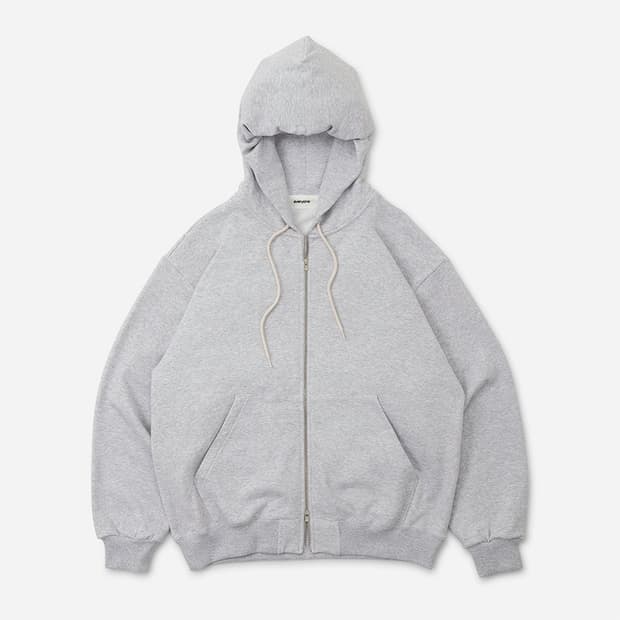 everyone tokyo 럭셔리 후드 집업 그레이  XL
