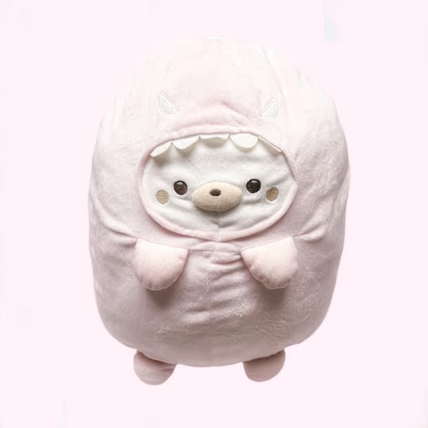 일본 핑크 공룡 곰돌이 갸루 방꾸템 인형