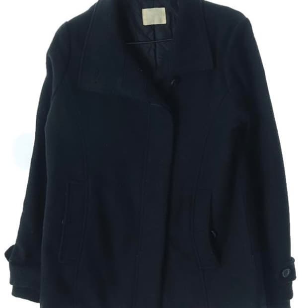 일본 빈티지 하이넥 울 코트(착샷 有)