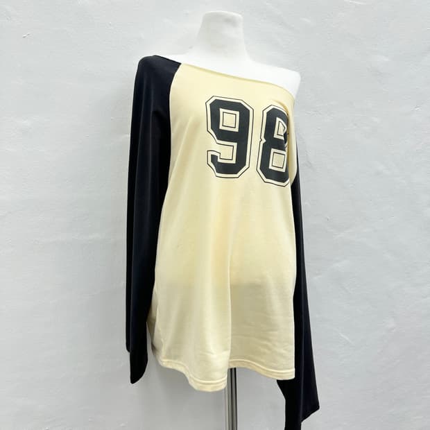 Vintage one shoulder tee