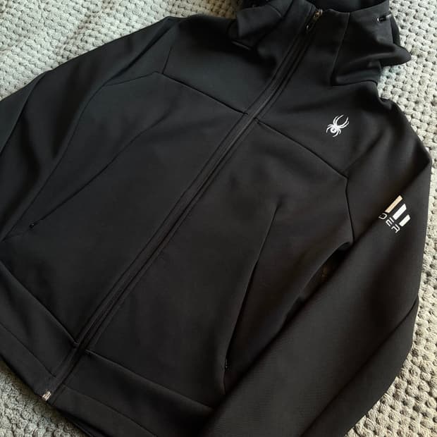 스파이더 블랙 바람막이