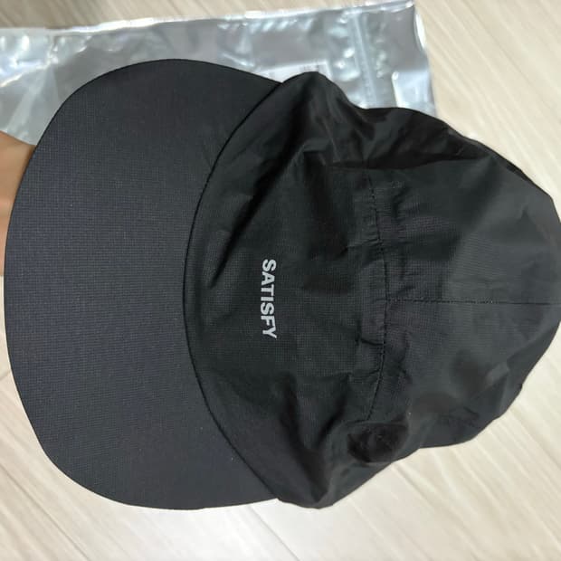 새티스파이 퍼텍스 3L 레인 캡 블랙