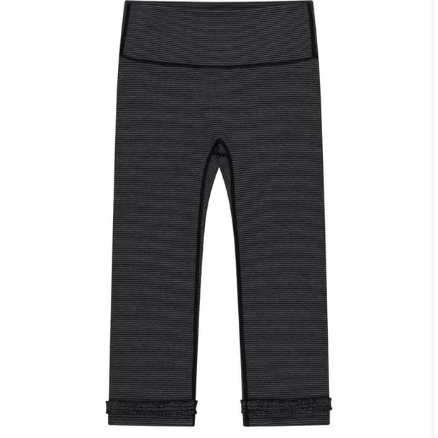 코이세이오STRIPE ROUGH LEGGINGS DARK GREY