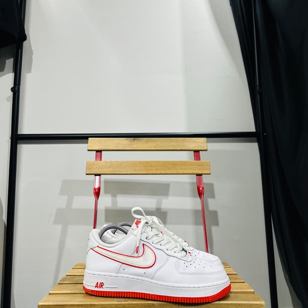 250) 나이키 운동화 남녀 공용 신발 에어 포스 1 로우 피칸테 레드