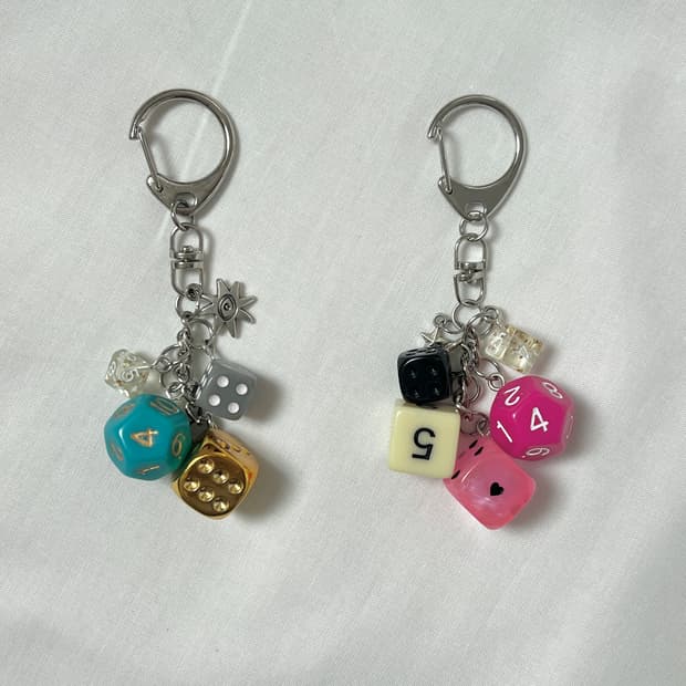 cube keyring (2colors)
