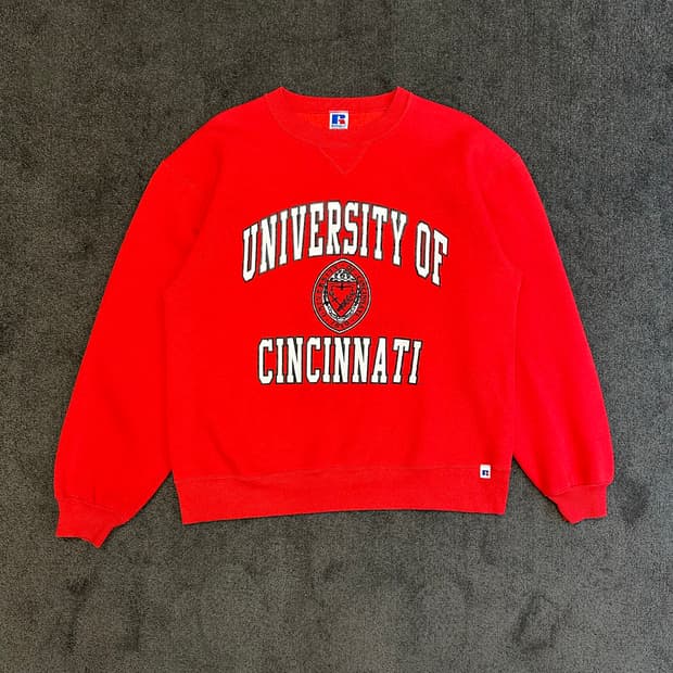 Russell Athletic 신시내티 맨투맨 L