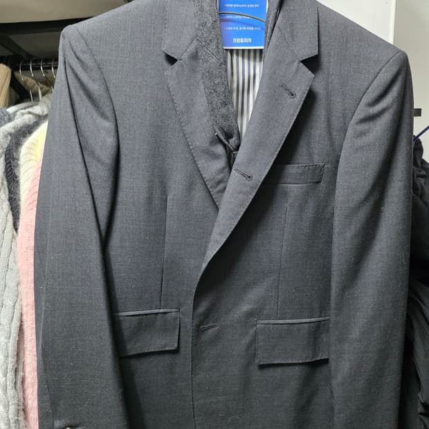 톰브라운 수트 다크그레이 0사이즈