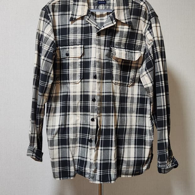 폴로 아우터형 체크셔츠 XL