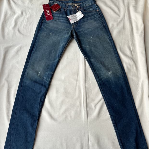 리바이스 501 스테이트루 워싱 데님 팬츠 28(새상품)