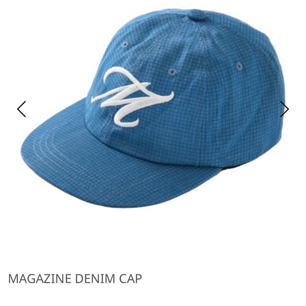 MAGAZINE DENIM CAP 사파리스팟 캡모자