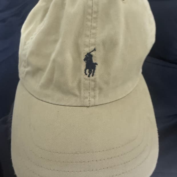 폴로 정품 베이지 캡 모자