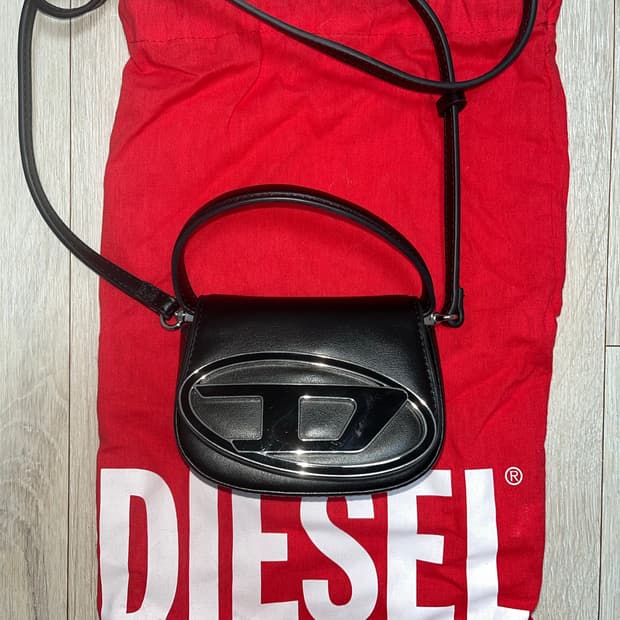 디젤 1DR 숄더백 인 나파 레더 블랙