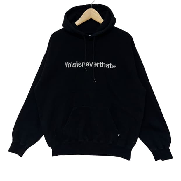 디스이즈네버댓 자수로고 후드티