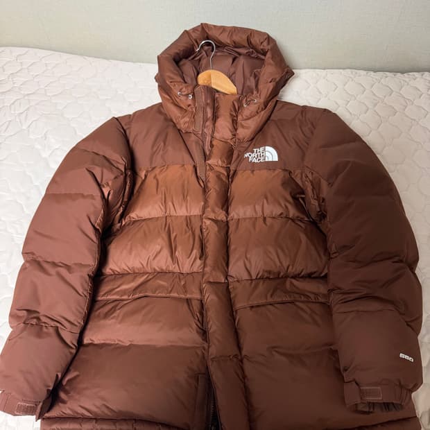 노스페이스 히말라얀 다운 파카 패딩 다크오크 L(약 105)