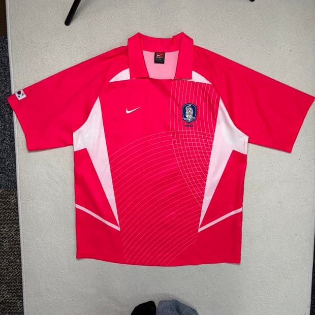 NIKE 2002 대한민국 저지 레드