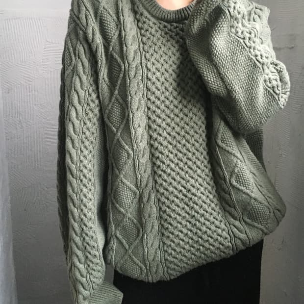 Polo 폴로 랄프로렌 신형라벨 피셔맨 케이블 니트 