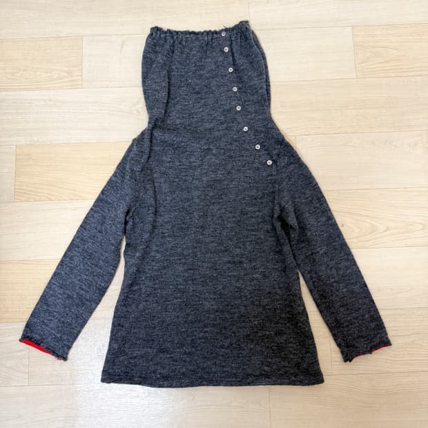 스나오 쿠와하라 터틀넥 니트 풀오버