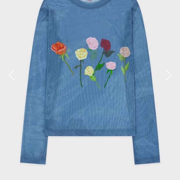 시눈 플라워 롱슬리브