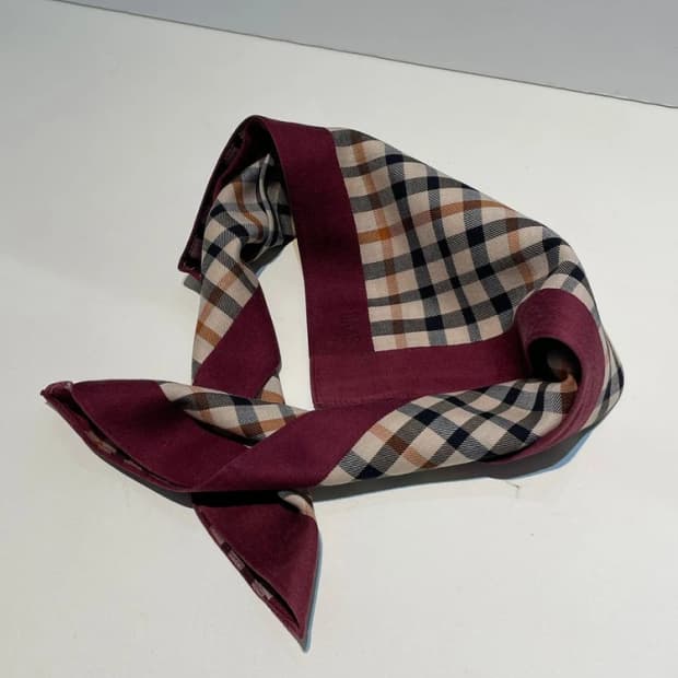 닥스 00's 시그니처 체크 쁘띠 손수건 A1375