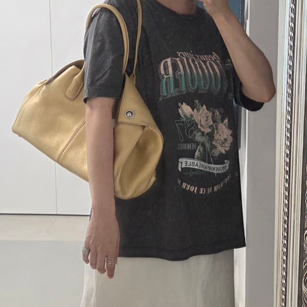 TOD'S 토즈 정품 케이프 골드 쇼퍼백 숄더백 토트백 투웨이백
