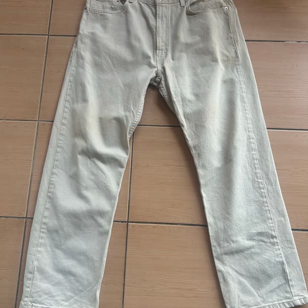 00‘s 리바이스505 크림진 38(36)in