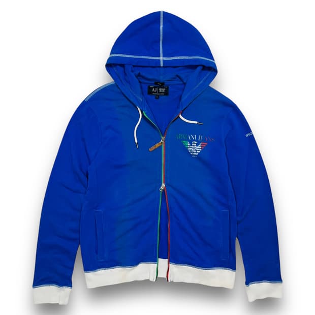 아르마니 진스 스페셜 에디션 이태리 투웨이 후디 집업