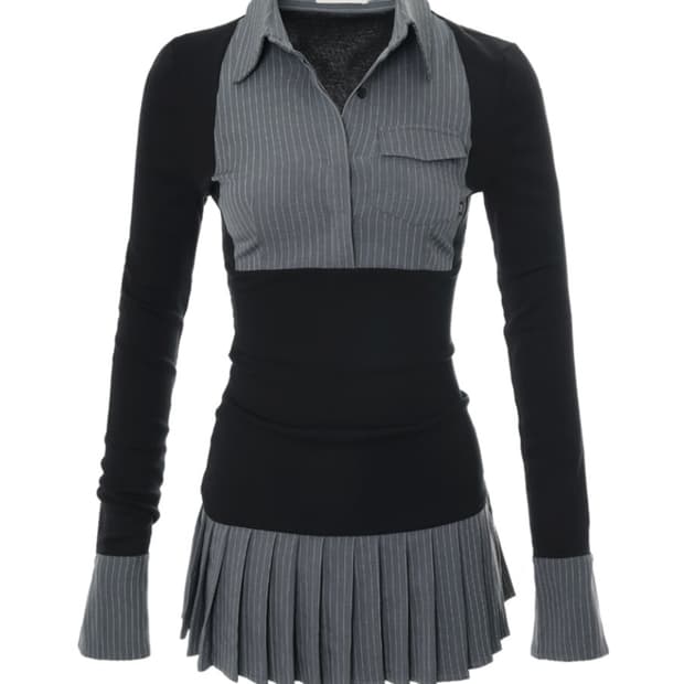 비엔프롬 pin preppy ops 원피스