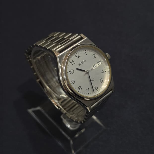 빈티지 세이코 스피릿 아라빅 실버 다이얼 SEIKO SPIRIT