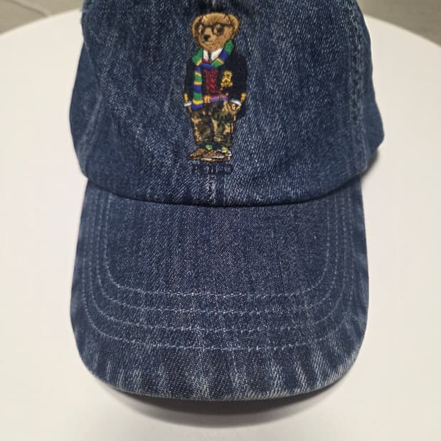 폴로 데님 볼캡