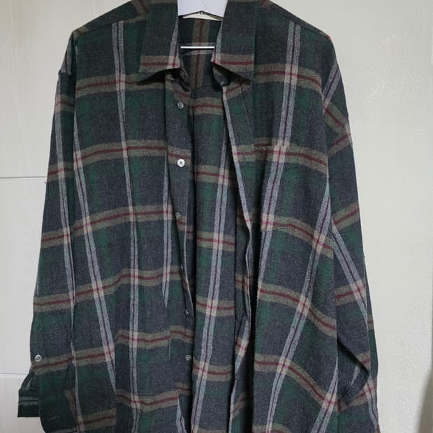 아워레가시 BD셔츠 그린펍 50사이즈