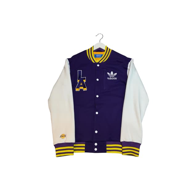 아디다스 LA레이커스 바시티 자켓 점퍼 100