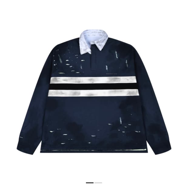 프로젝트 G/R 불리드 폴로 셔츠 네이비