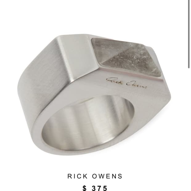 릭오웬스 피라미드링 60호