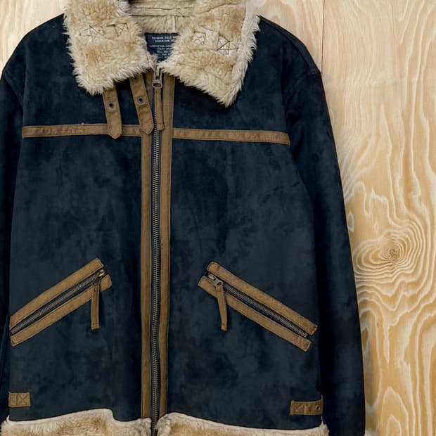 맥아이 포우 스웨이드 B-3 무스탕