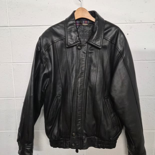 100) TOWNGENT 타운젠트 올드스쿨 양가죽 점퍼 팝니다