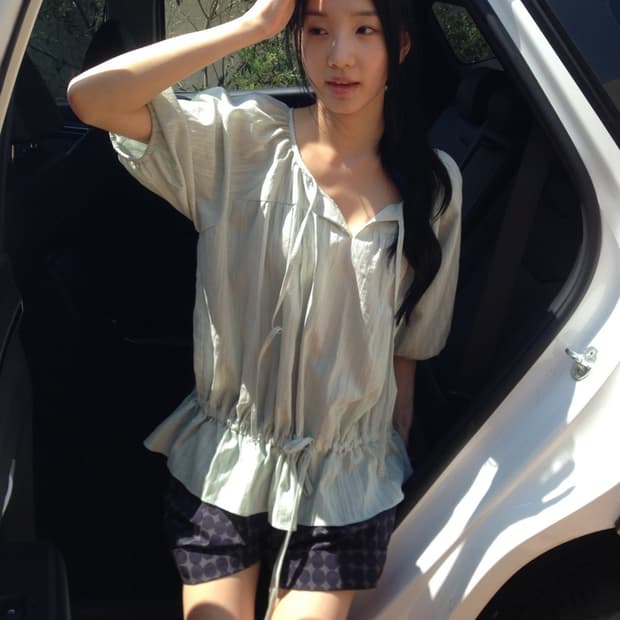 인앤양인하모니 블라우스 민트