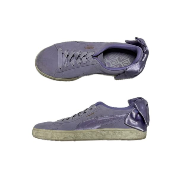 푸마 스웨이드 리본 스니커즈 230