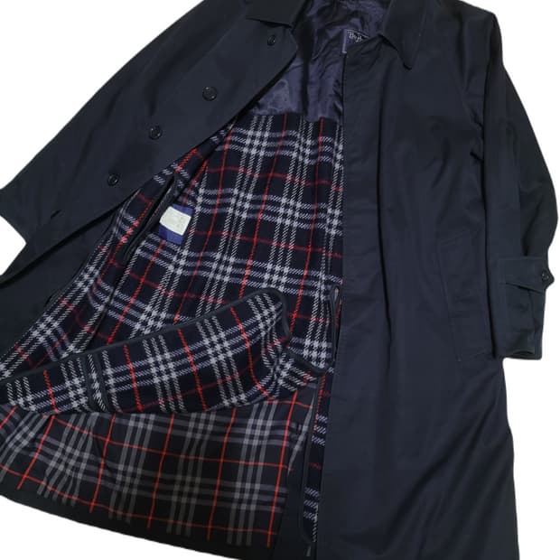 [백화점 정품] 빈티지 버버리 발마칸 트렌치 코트