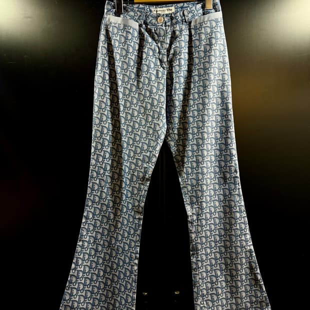 2000s Dior Oblique Flair pants