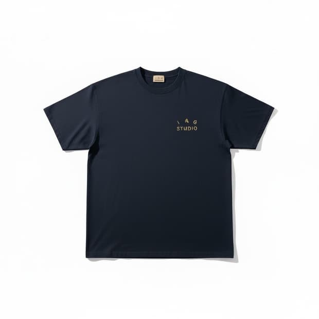 IAB STUDIO 오뚜기 마요 반팔 티셔츠 XL 네이비