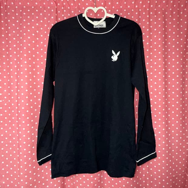 [Playboy] 플레이보이 롱슬리브 로고 티