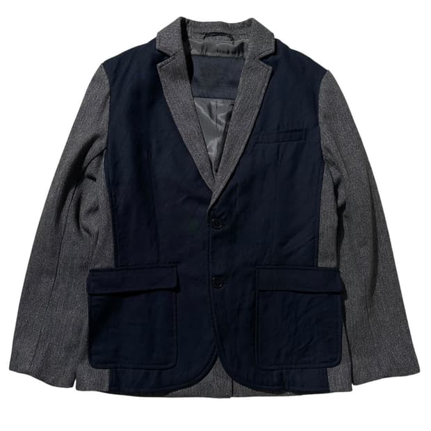 버버리 프로섬 헤링본 퀼팅 싱글 2B 블레이저 자켓