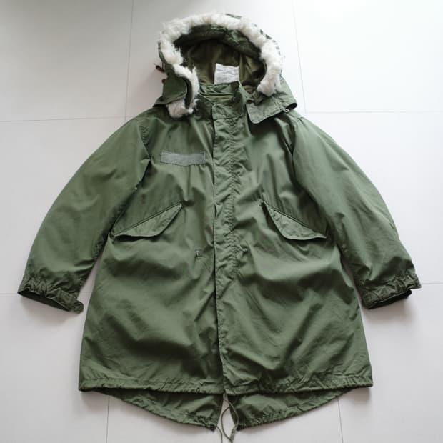 80s 미군 오리지널 M65 피쉬테일 파카 풀세트 미디움