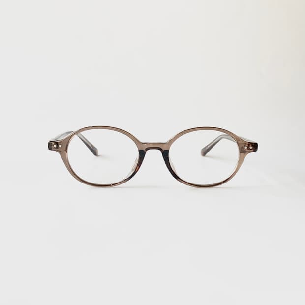 861 클리어브라운 빅사이즈 라운드 뿔테 블랙 남녀공용 픽키안경